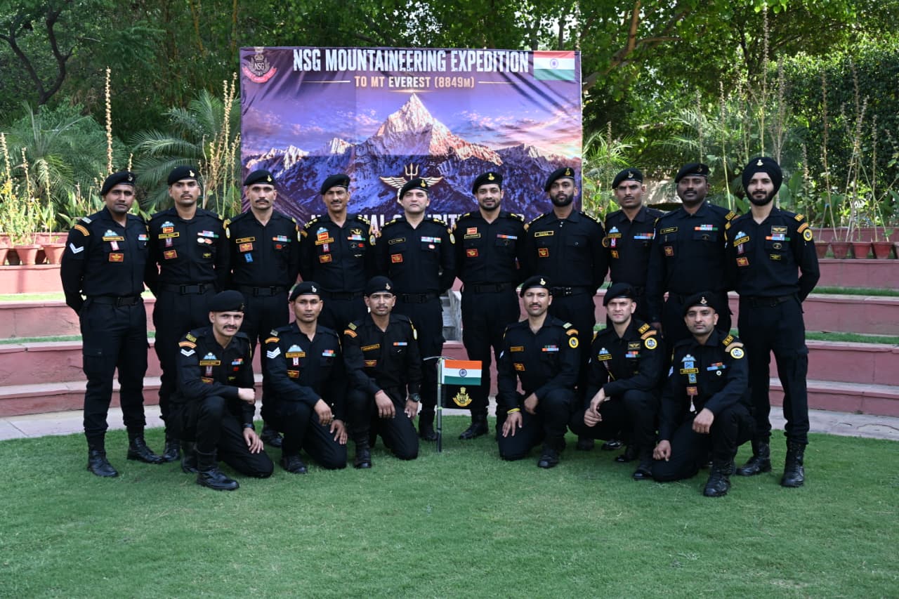 India's elite NSG 'Black Cats' arrive in Kathmandu for Everest 2026 bid